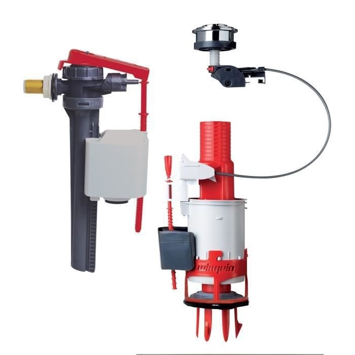 Mécanisme WC Wirquin Tronic - Double Chasse 3/6L Économie D'Eau 💧