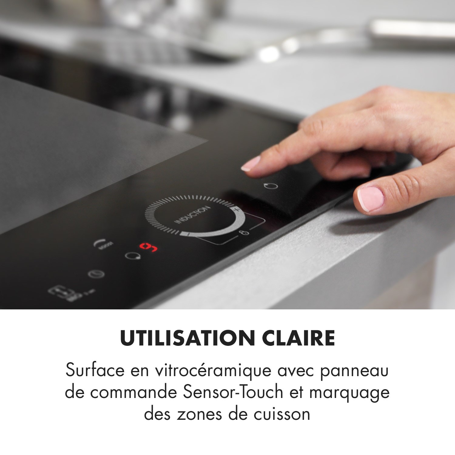 Klarstein delicatessa slim domino table de cuisson à induction en
