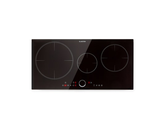 Plaque induction 3 feux encastrable - Klarstein - Delicatessa 80 - 7000 W -  vitrocéramique - noir - Cdiscount Electroménager