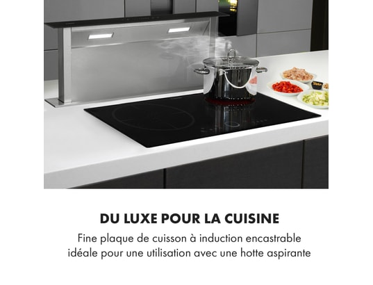 Delicatessa 90 Flex Plaque de cuisson à induction intégrée 5 zones 7400W  autonomek Blanc