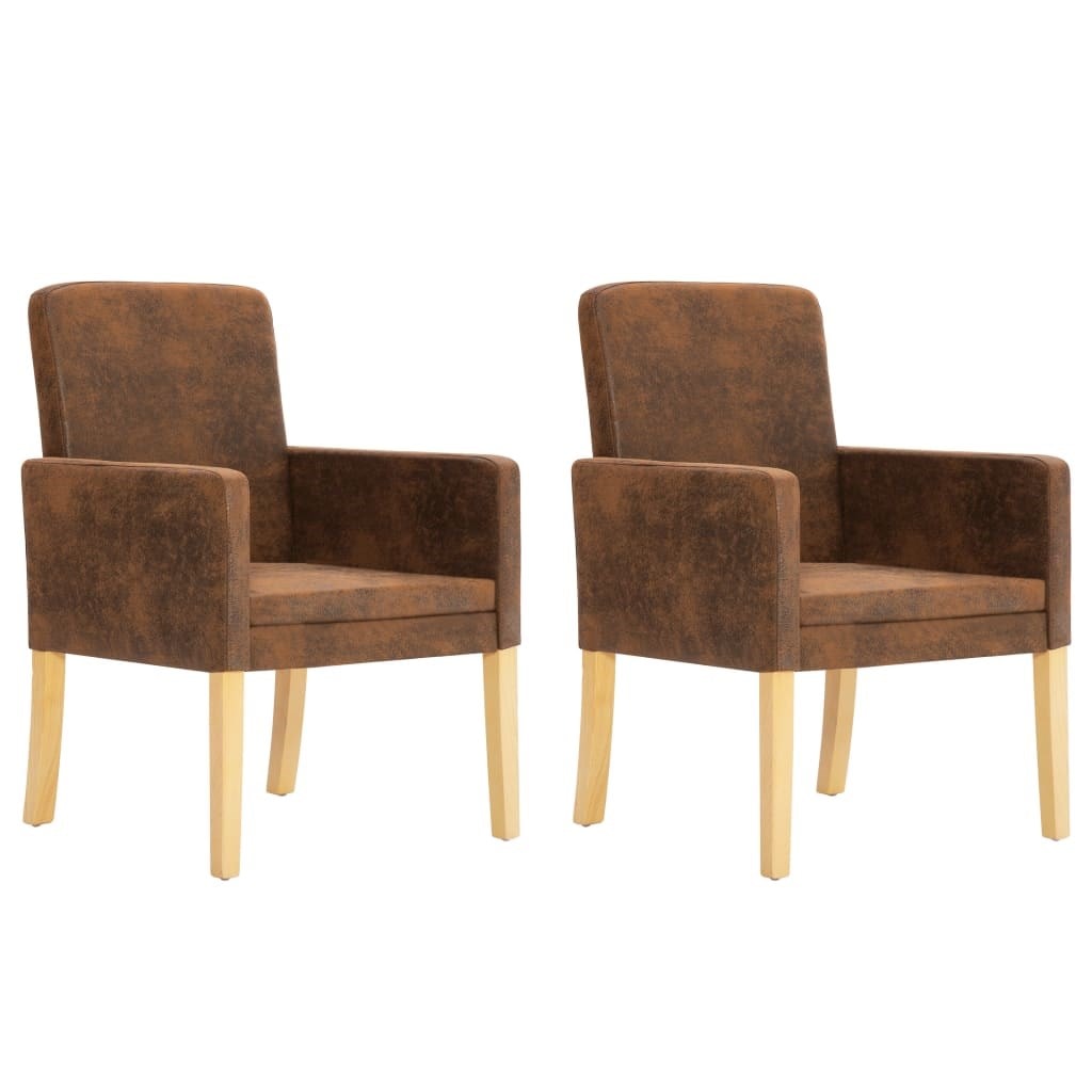 Chaise vidaXL 2x Chaises de Salle à Manger Fauteuils à Dîner Chaises de