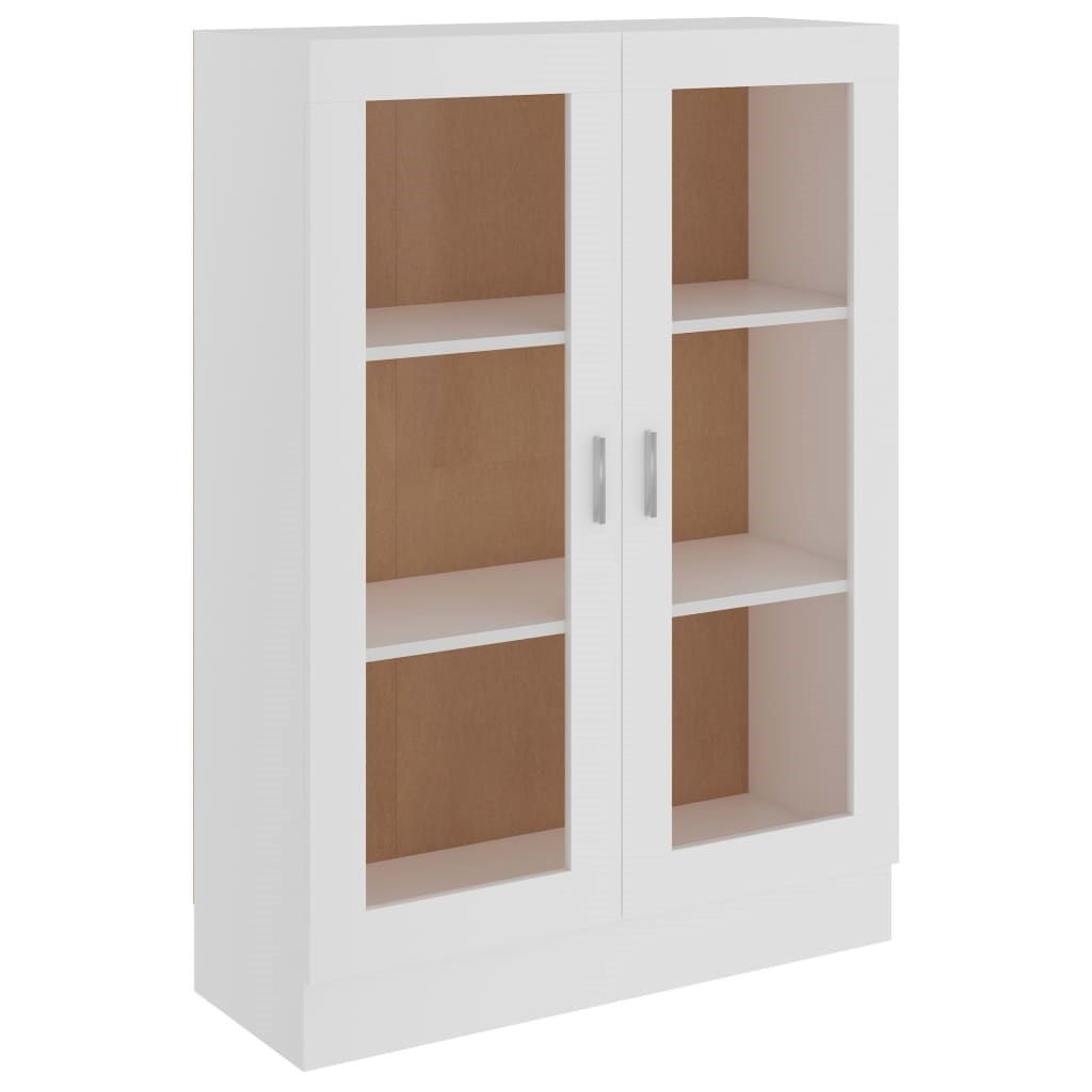 Vidaxl armoire à vitrine blanc 82,5x30,5x115 cm aggloméré VIDAXL MA