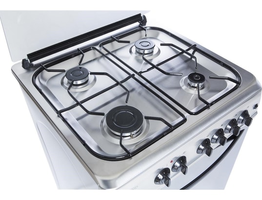 Brandy Best Bcge60b Cuisinière Blanche 60cm 4 Gaz Four Électrique