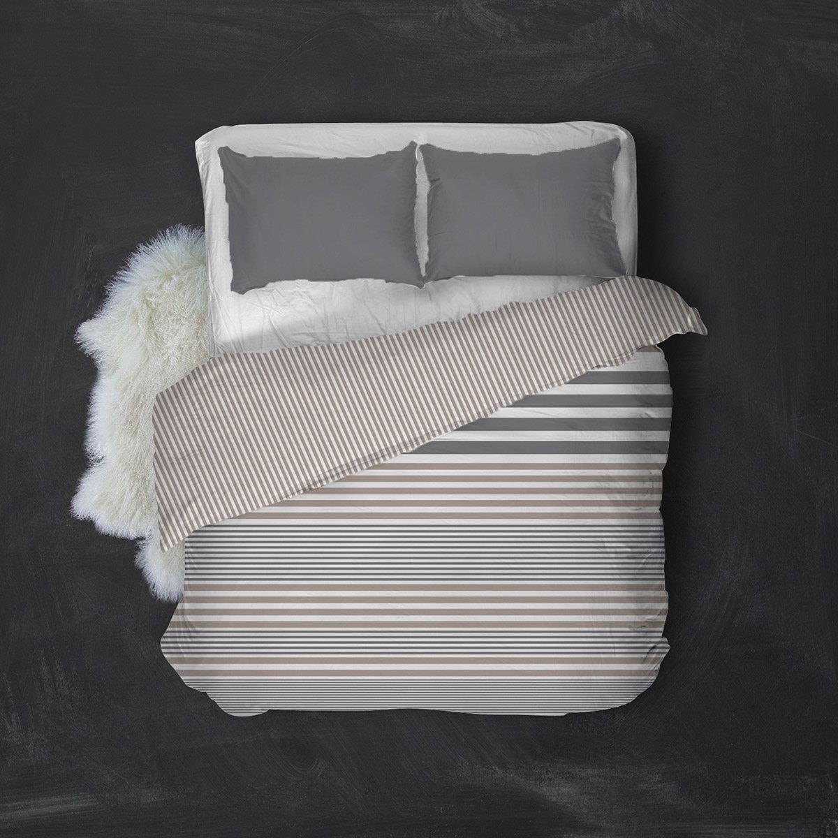 Couette Tempérée Microfibre Blanche - 1 Personne 140x200 - Mi Saison