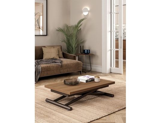 Table basse EASYLINE Table basse transformable Up graphite et vecchio Pas  Cher 