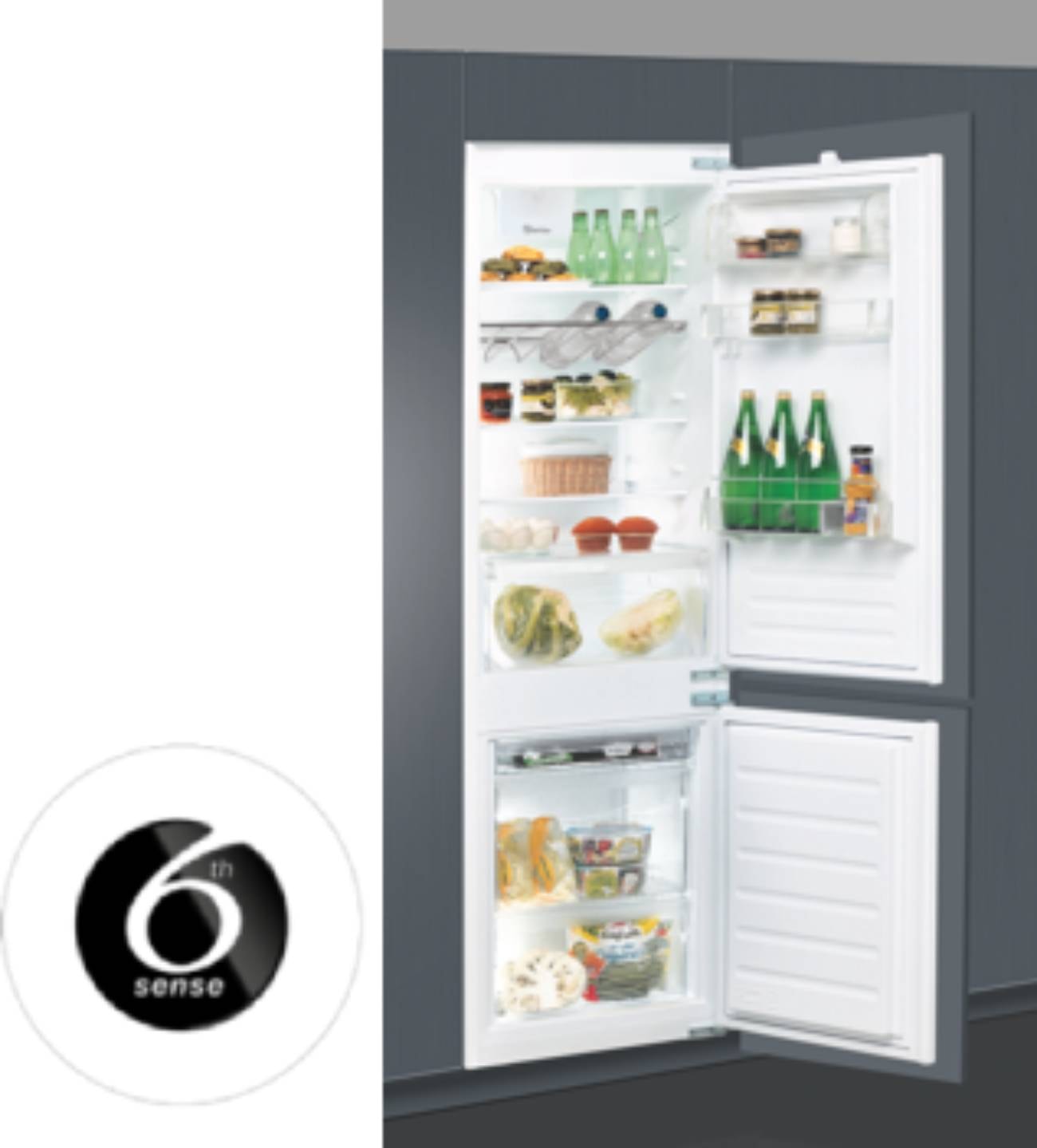 Réfrigérateur congélateur encastrable WHIRLPOOL ART66122 6ème Sens