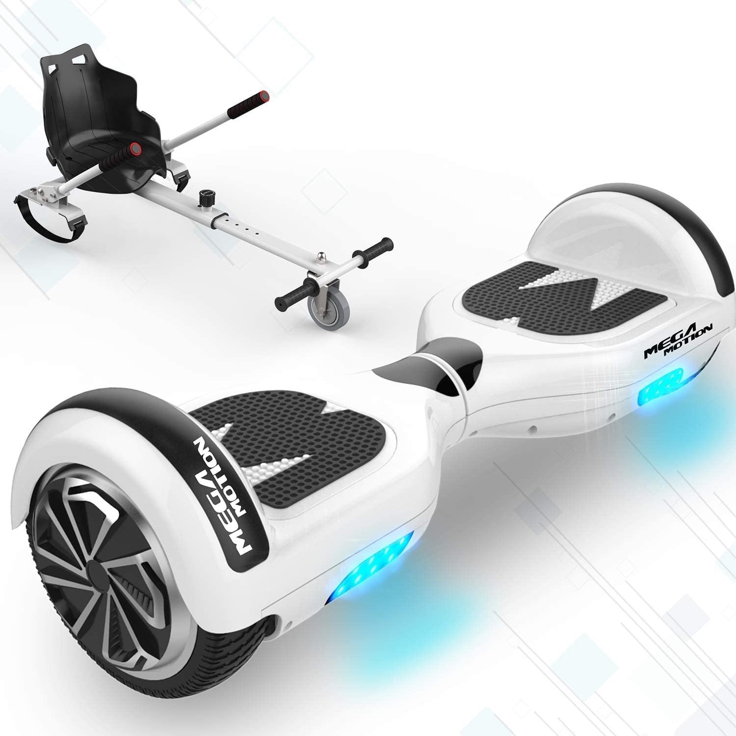 Hoverboard, self balancing scooter bluetooth 6.5 pouces with hoverkart