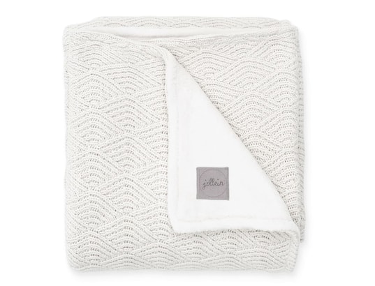 Jollein Couverture River Knit 100x150 Cm Molleton Blanc Creme Jollein Ma 18ca313joll Plsvv Pas Cher Ubaldi Com