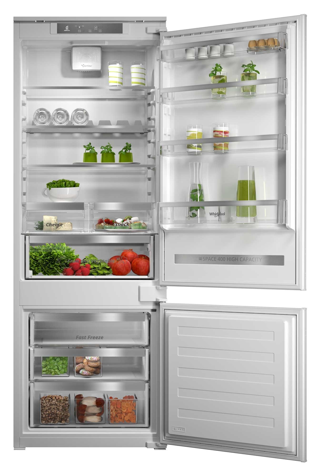 Réfrigérateur congélateur encastrable WHIRLPOOL SP 40 80 01 Pas