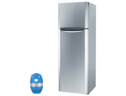 Réfrigérateur frigo double porte inox 305l a+ froid brassé hygiène control  INDESIT GP--TIAA12VSI1