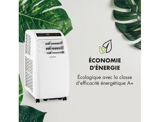 Metrobreeze Rom climatiseur mobile climatiseur, puissance : 10 000 BTU/3,0  kW, CEE A+, télécommande, température : 18 - 30 °C, ventilateur