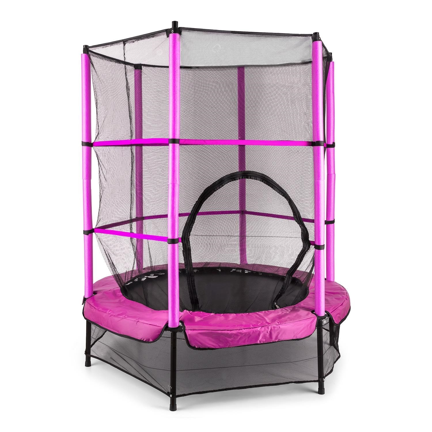 Mini Trampoline 140 cm pour Enfant avec Filet de Sécurité