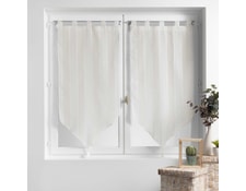 Le Jardin des Cigales Paire Pompon passants Polyester Rose 2 x 60 x 90 cm