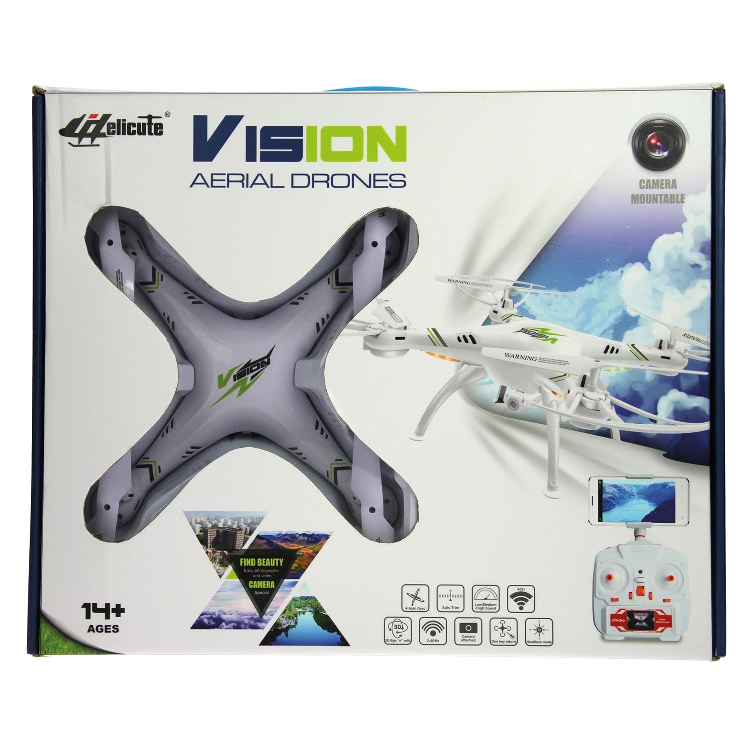 Drone avec caméra Helicute HELICUTE 650036