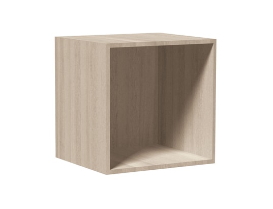 Cube de rangement - 35x35 cm - Noir Mat - SETTA | Leroy Merlin