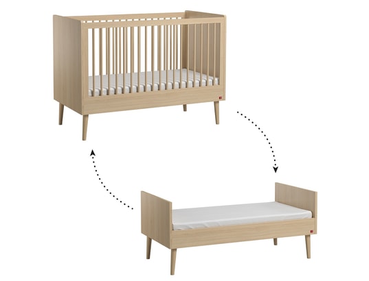 Lit Evolutif 70x140 Sommier Inclus Retro Bois Meubles Vox Pas Cher Ubaldi Com