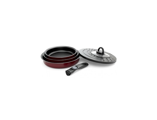 Ensemble de Batterie de cuisine ROUGE 