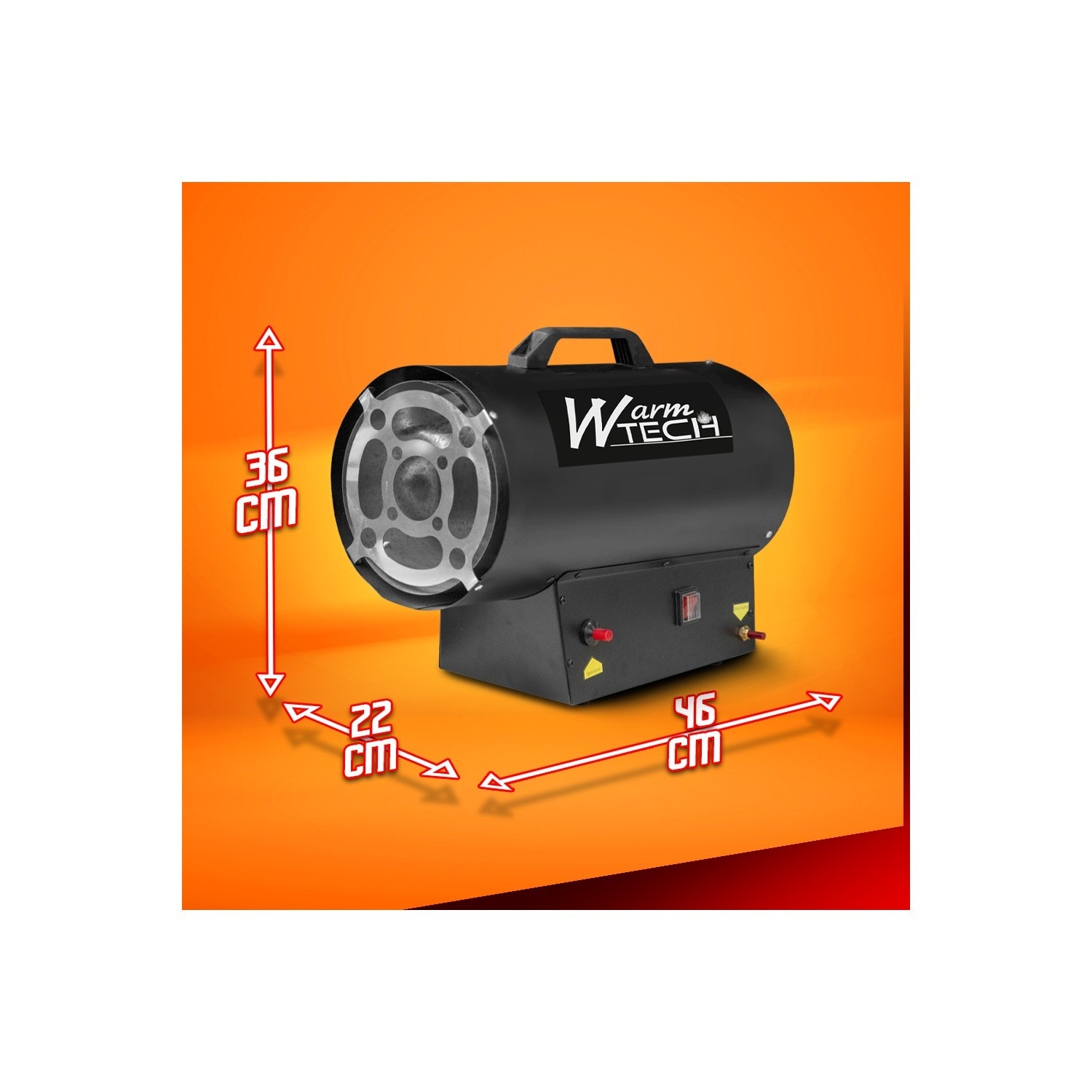 Canon à chaleur diesel 30 KW WTCAC30R