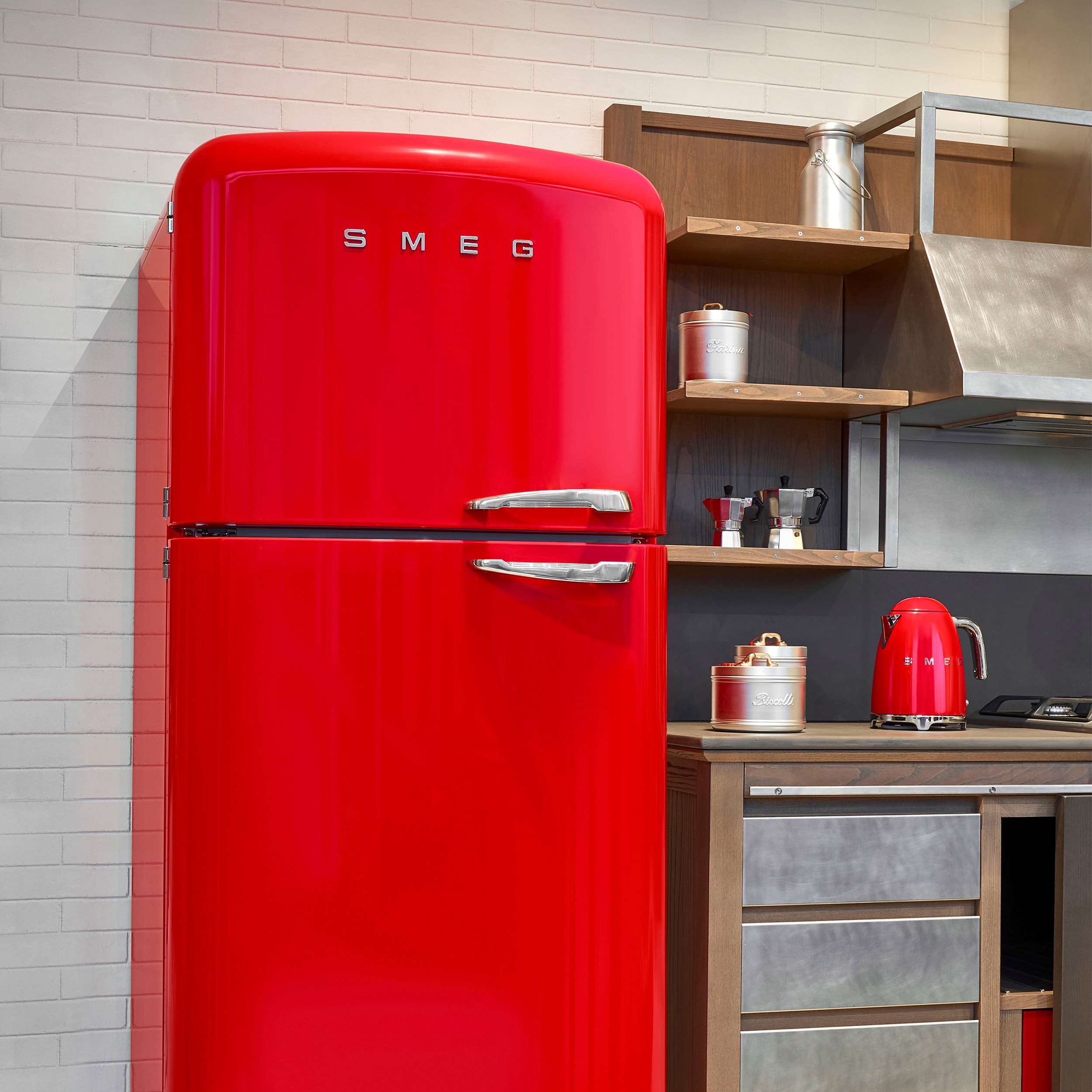 Réfrigérateur de table Smeg Années'50 FAB10RRD5 Rouge