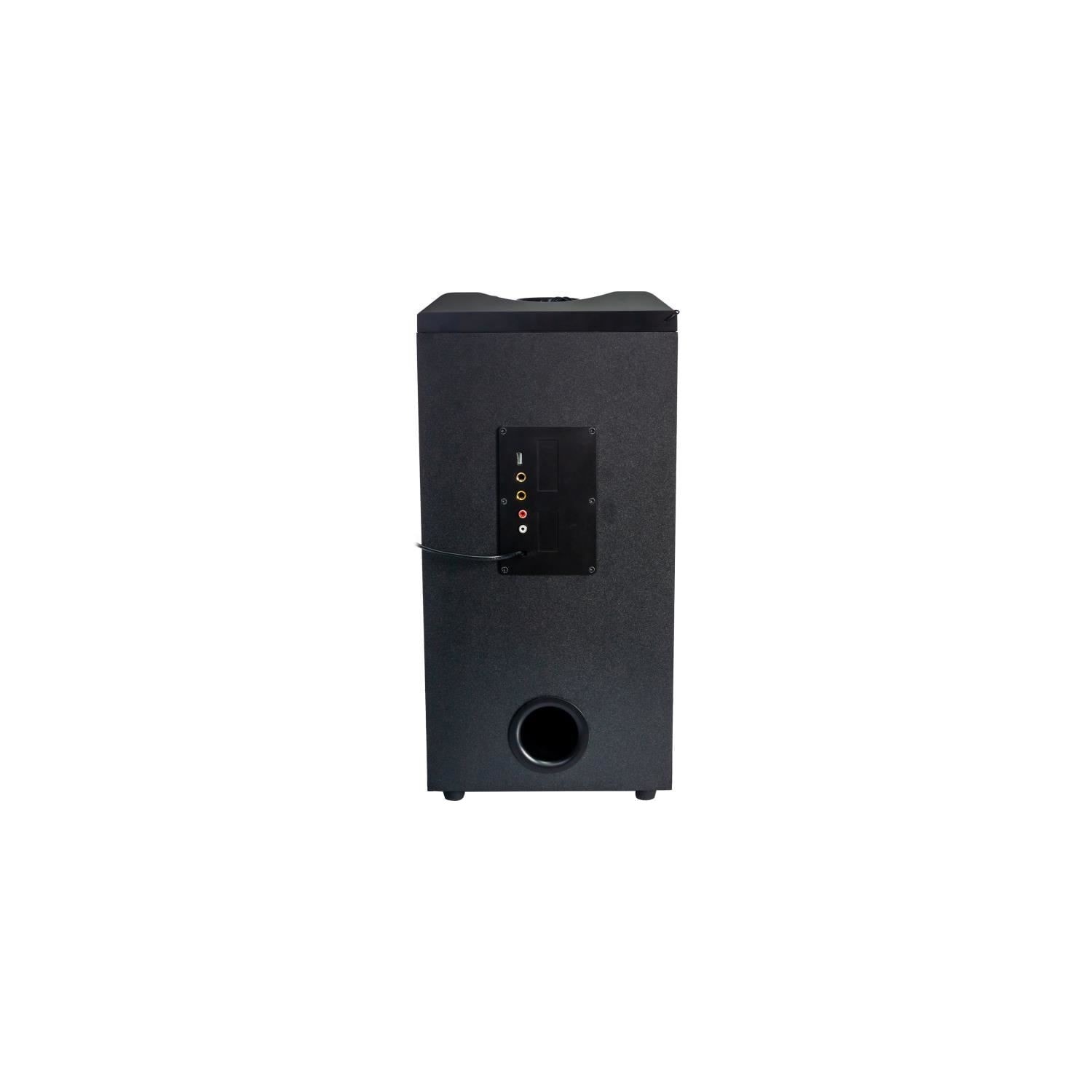 BOOST - Enceinte POWERSOUND300CD-SB - 2 voies a Led - Lecteur CD, USB,  Bluetooth et télécommande - La Poste