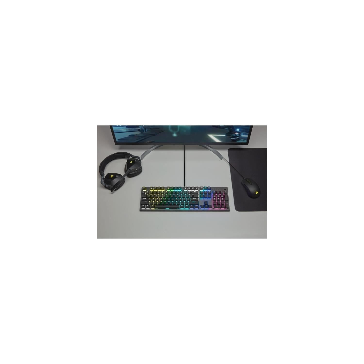 CORSAIR Clavier gamer mecanique K60 RGB PRO - AZERTY CH910D019FR