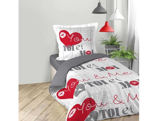 Housse De Couette Enfant 140 X 200 Cm 1 Taie Coton 42 Fils Darling Tbd Ma 15ca143hous Qbcwq Pas Cher Ubaldi Com