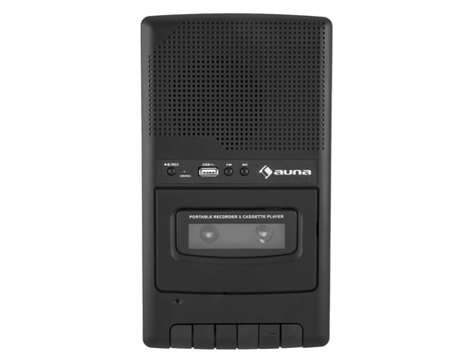 auna RQ-132USB Riproduttore Di Cassette Portatile Registratore Vocale  Microfono USB Con USB