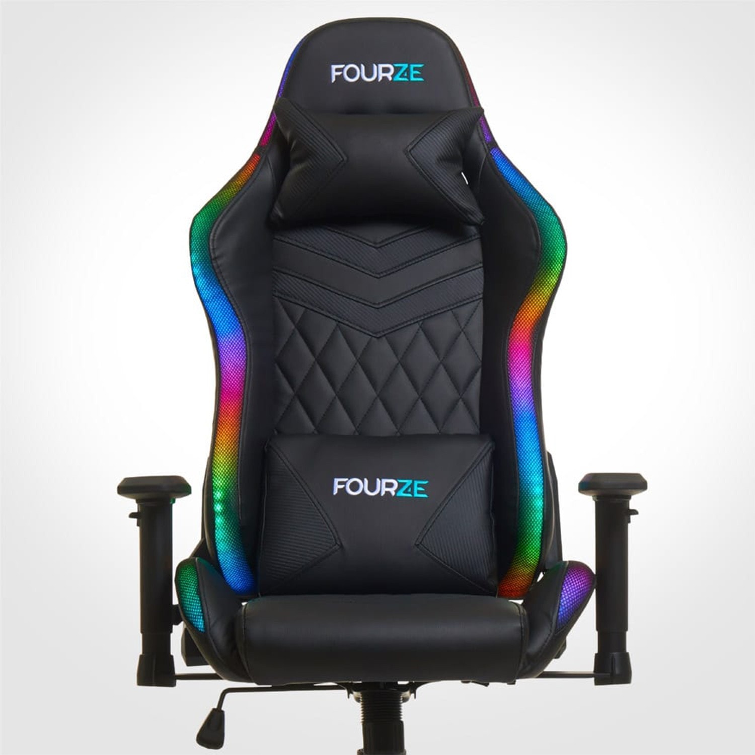 Fourze ✓ Chaise Gaming RGB / Siège gamer LED pas cher !