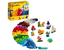 Briques en vrac QBricks Compatible Lego Gris Clair - 500 grammes