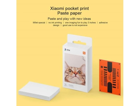 Xiaomi 20 feuilles de papier photo portable pour imprimante : meilleur prix  et actualités - Les Numériques