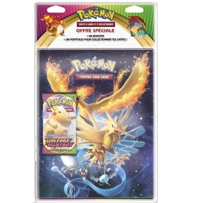 Cahier range cartes Epée et Bouclier 4 Pokémon pour 80 cartes