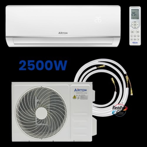 Climatiseur Mono Split Réversible R32 Wifi Ready 25002800w Liaisons Readyclim 4m Airton 0307