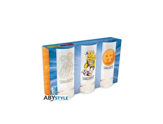Dragon ball - set de 3 verres ABYSTYLE Pas Cher - UBALDI.com