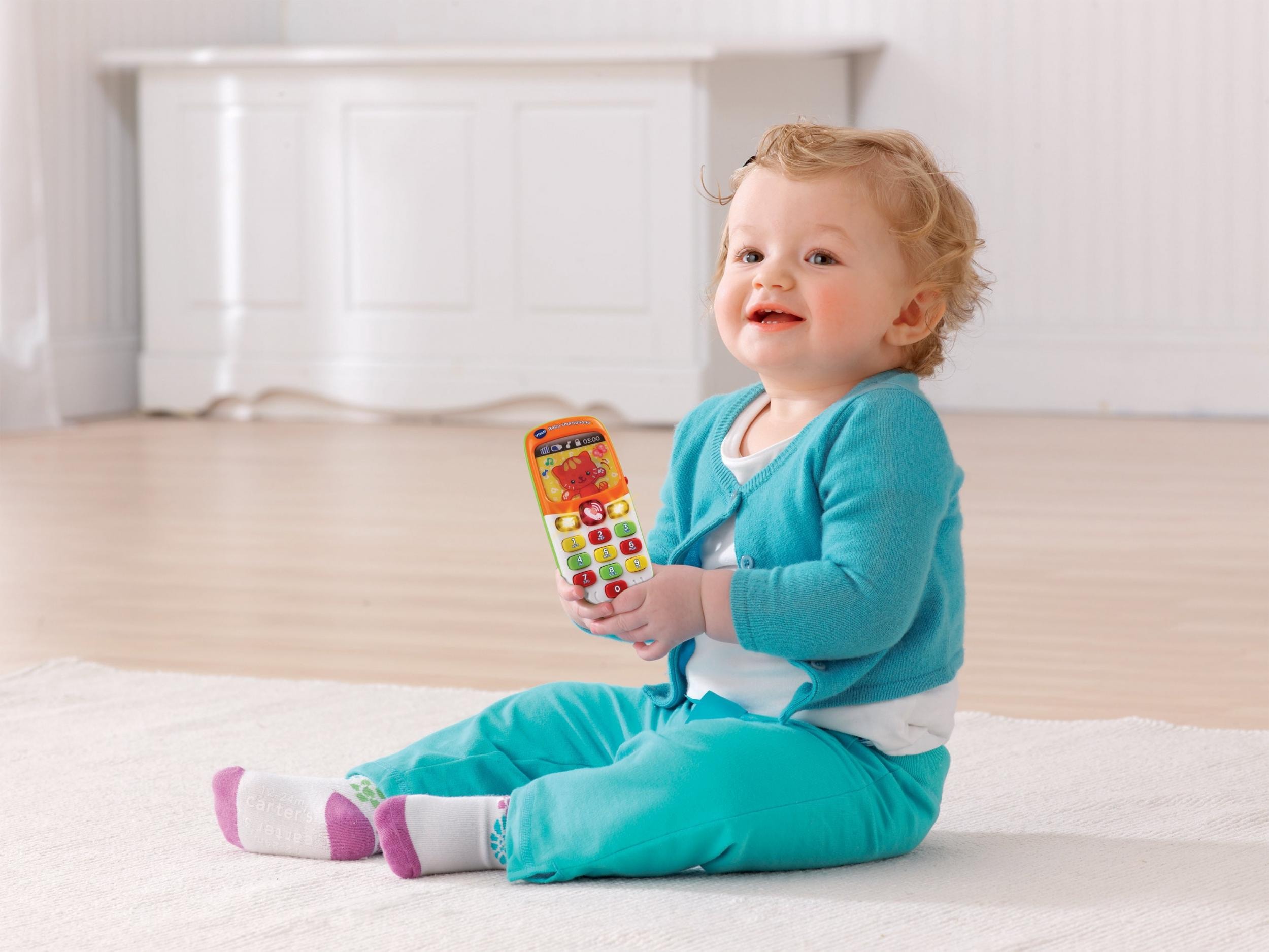 VTech - Baby Smartphone Bilingue Mixte, Téléphone Bébé, Jouet d'Éveil -  Version FR