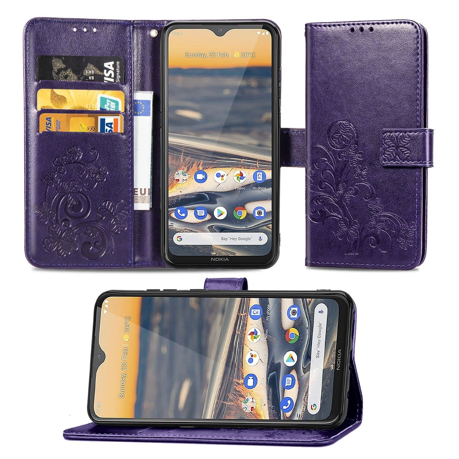 Housse etui Nokia XL noir à clapet - Téléphonie