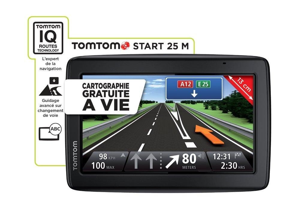 GPS Auto TOMTOM Start 25 M Carte à vie Pas Cher