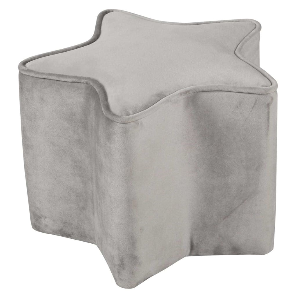 Roba Pouf En Forme D Etoile Pour Enfants Gris Argente Roba Pas Cher Ubaldi Com