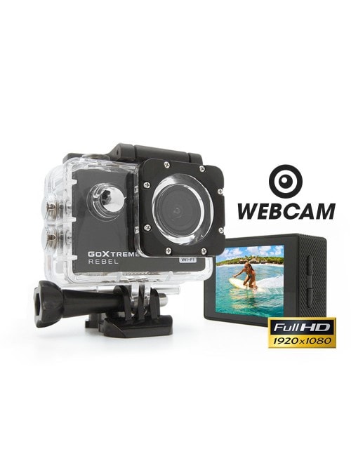 Caméra Sport 4K Double Écran Anti-Tremblement WiFi Étanche 170 Degrés Angle  Large