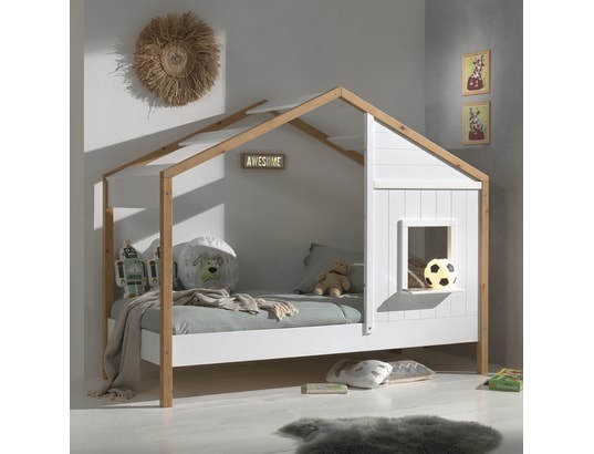 Maison Exclusive - Canapé-lit pour enfants à 2 places Anthracite Peluche  douce