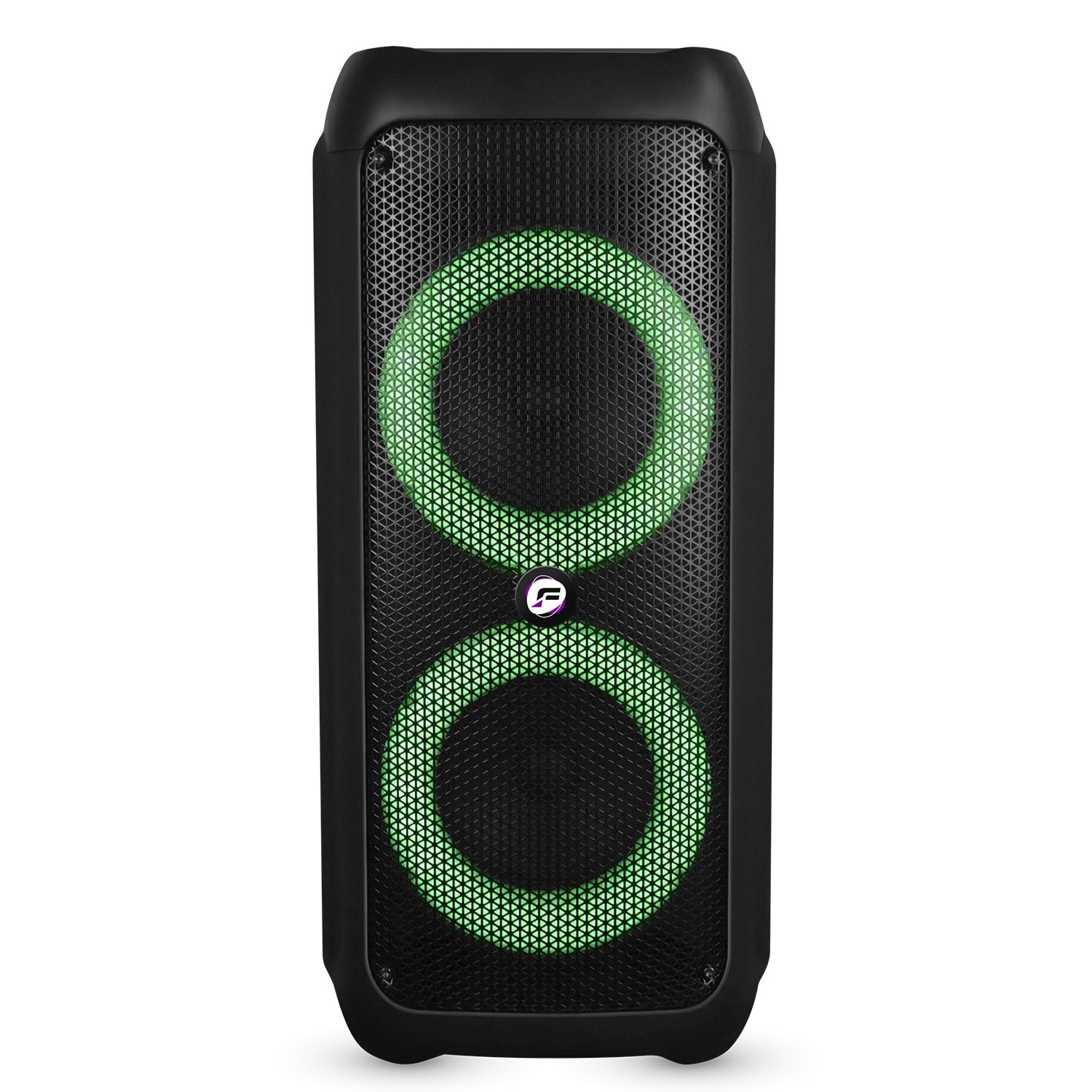 Enceinte Active Festisound Skv X Cm W Sur Batterie Effet Ring Led Usb Sd