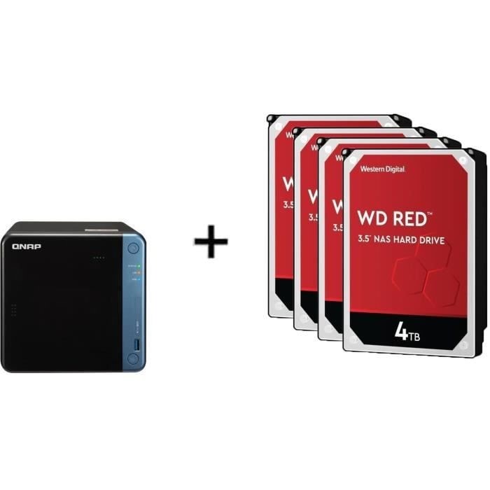 WD Red™ - Disque dur Interne NAS - 4To - 5 400 tr/min - 3.5 (WD40EFAX) -  Cdiscount Informatique