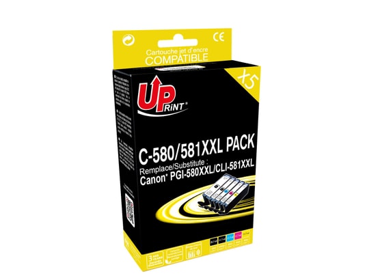Canon PGI-580XXL / CLI-581XXL Haute Capacité - pack Cartouches d'encre  Compatible 