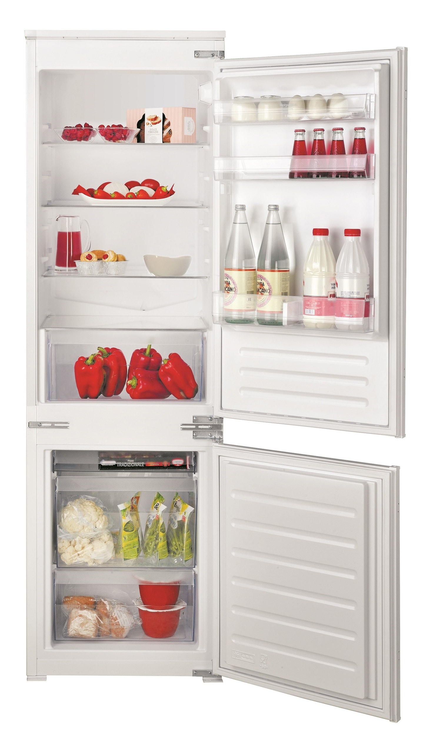 Réfrigérateur congélateur encastrable HOTPOINT BCB70301, 275 litres, Low  Frost, Niche 178 Pas Cher 