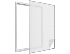 Rideau moustiquaire pour porte fenêtre en polyester (5 lamelles - 125x240  cm)
