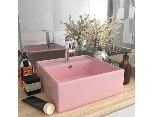 Robinet pour lavabo en or rose avec peinture de couleur or : :  Bricolage