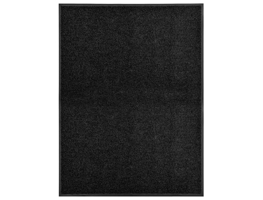 VIDAXL Tapis d'entree PVC Gris 90 x 120 cm pas cher 