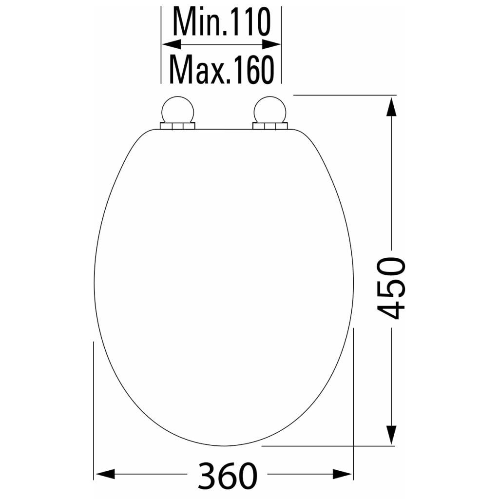 vidaXL Toilette de camping intégrée blanc 24+17 L PEHD et émail