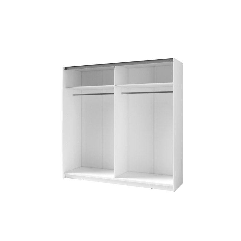 Armoire double penderie, parot sonoma 200 cm deux portes coulissantes