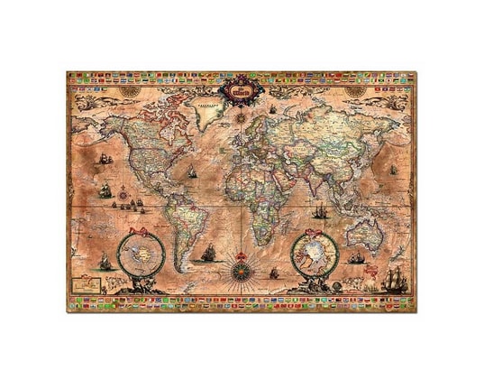 Puzzle mappemonde (48 pièces)