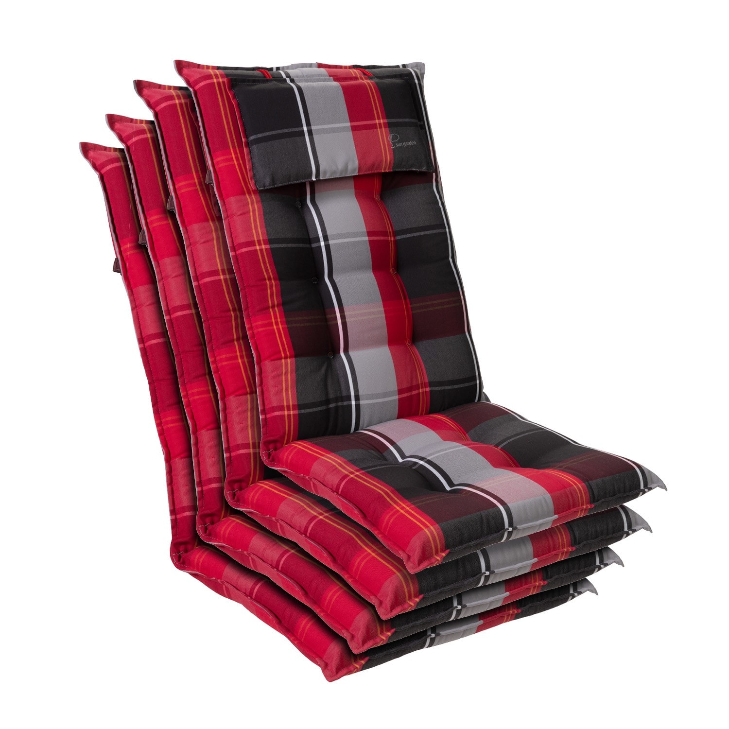 Sylt coussin de fauteuil appuie-tête pour dossier haut Polyester